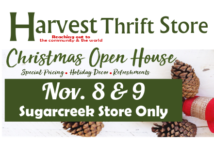 Harvest Thrift Store Christmas Open House